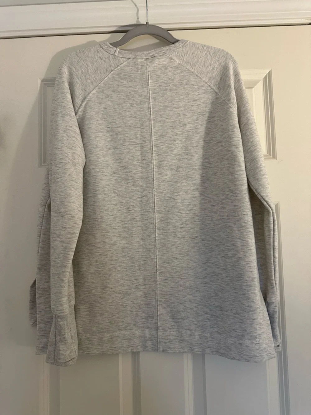 Jockey Crewneck Pullover Sweatshirt - Heather Gray - Size Medium